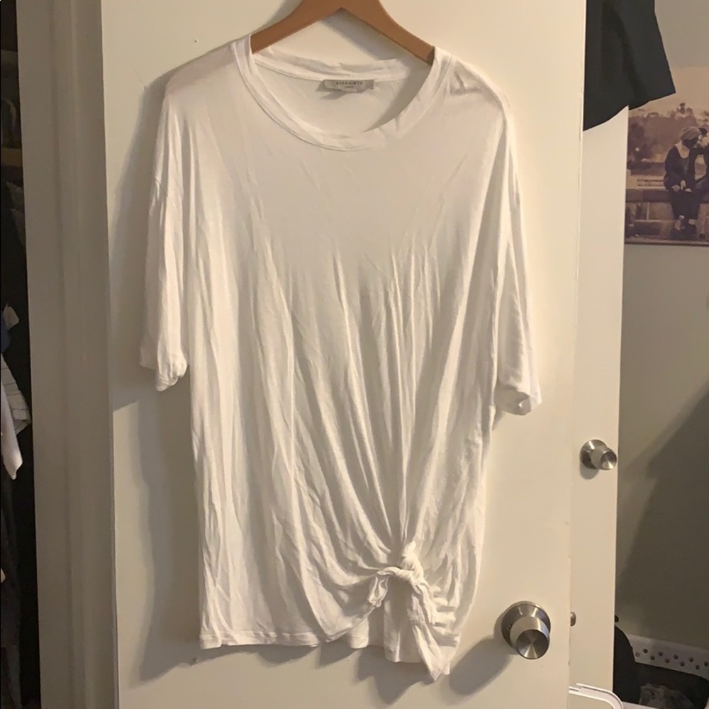 White Allsaints Meli T-shirt